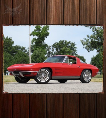 Металлическая табличка Corvette Sting Ray  200